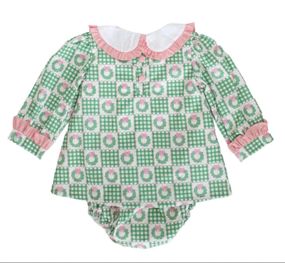 Amelia Christmas Diaper Set