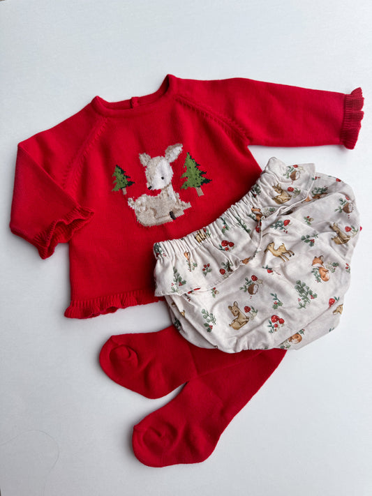 Deer Sweater Set