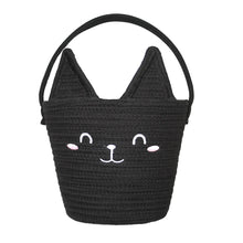 Load image into Gallery viewer, Rope Cat Halloween Basket
