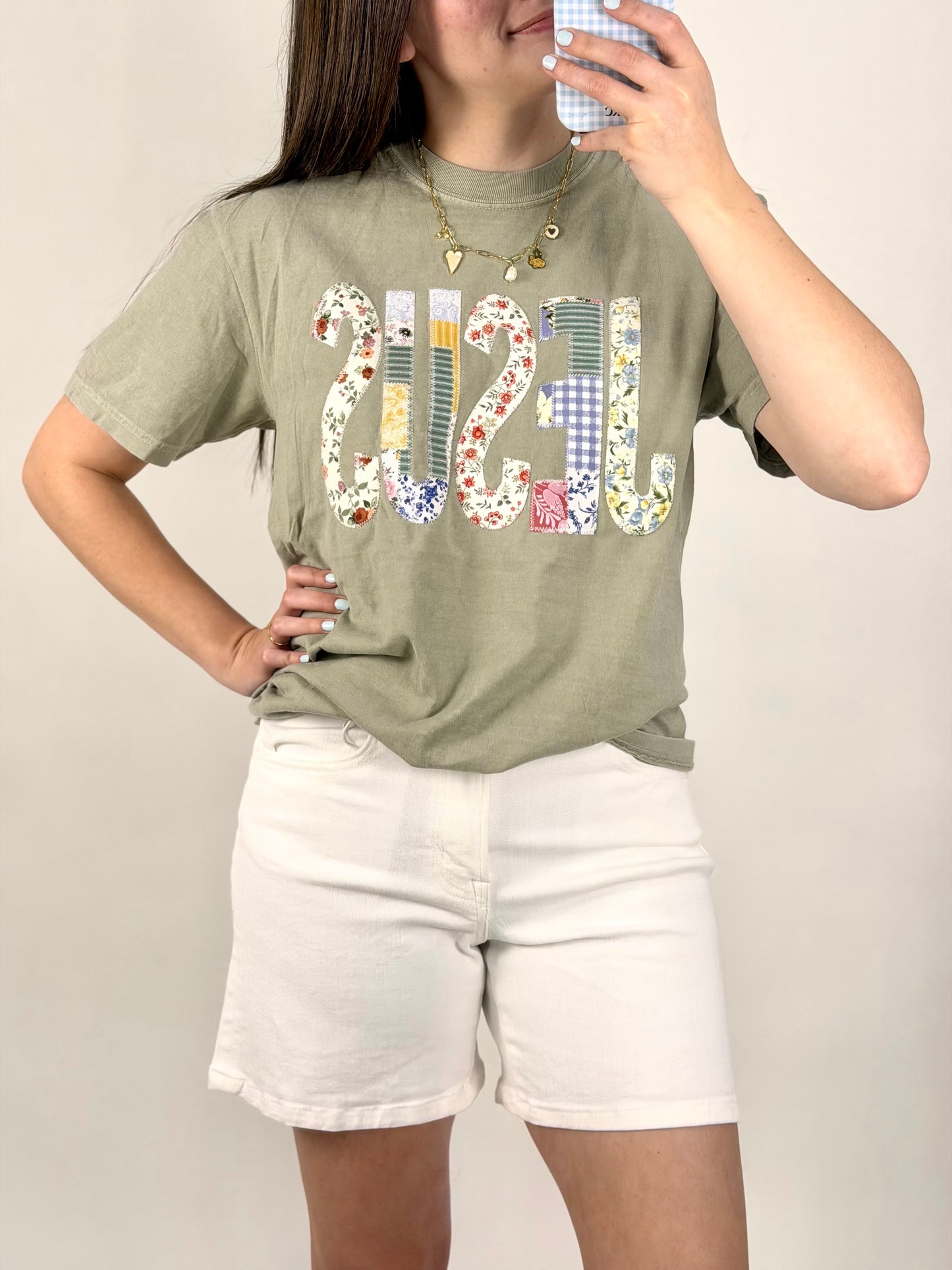 Jesus Patchwork Tee