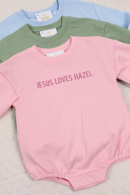 Jesus Loves Bubble: Three Color Options