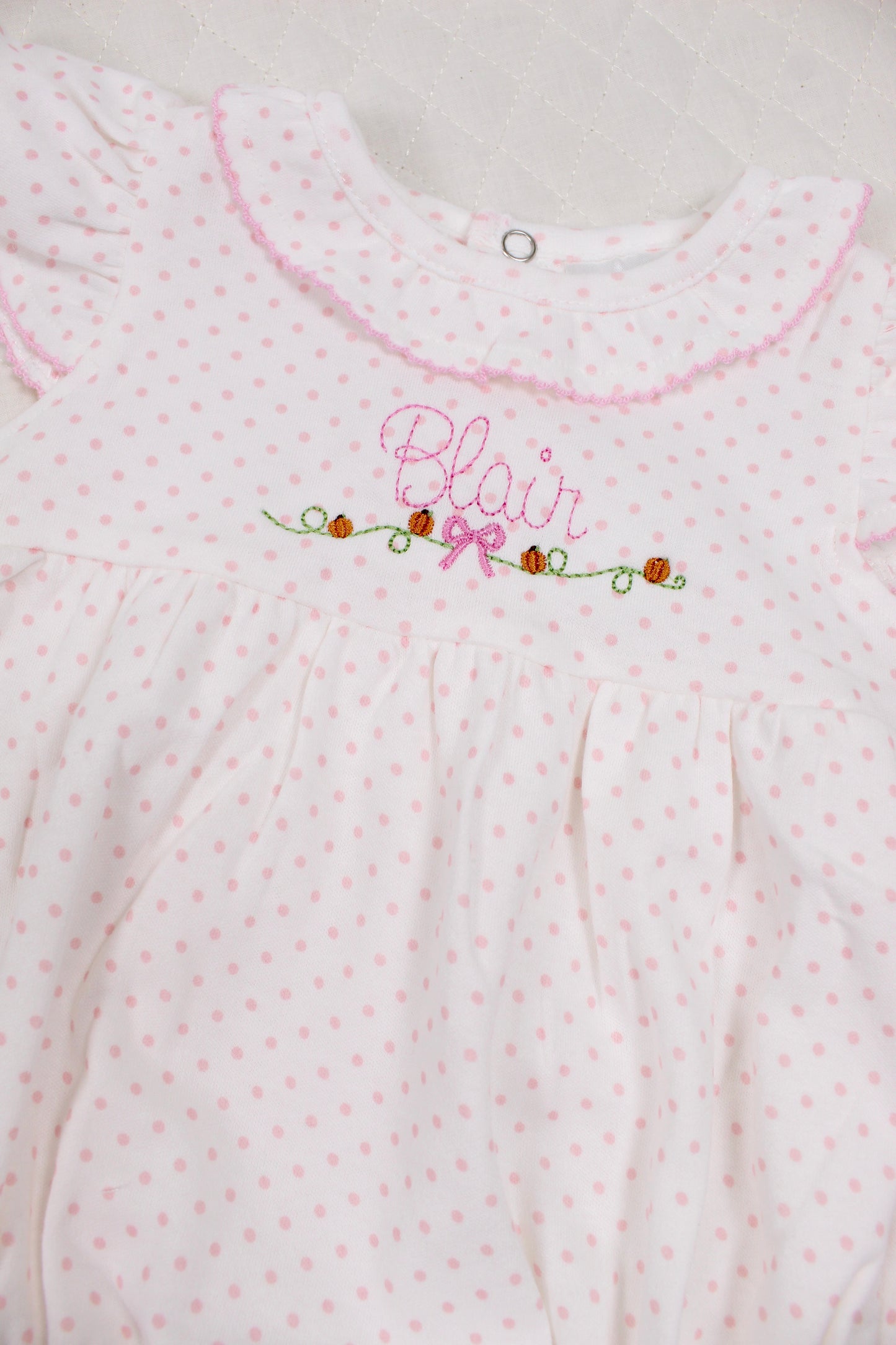 Dainty Pumpkin Dot Bubble
