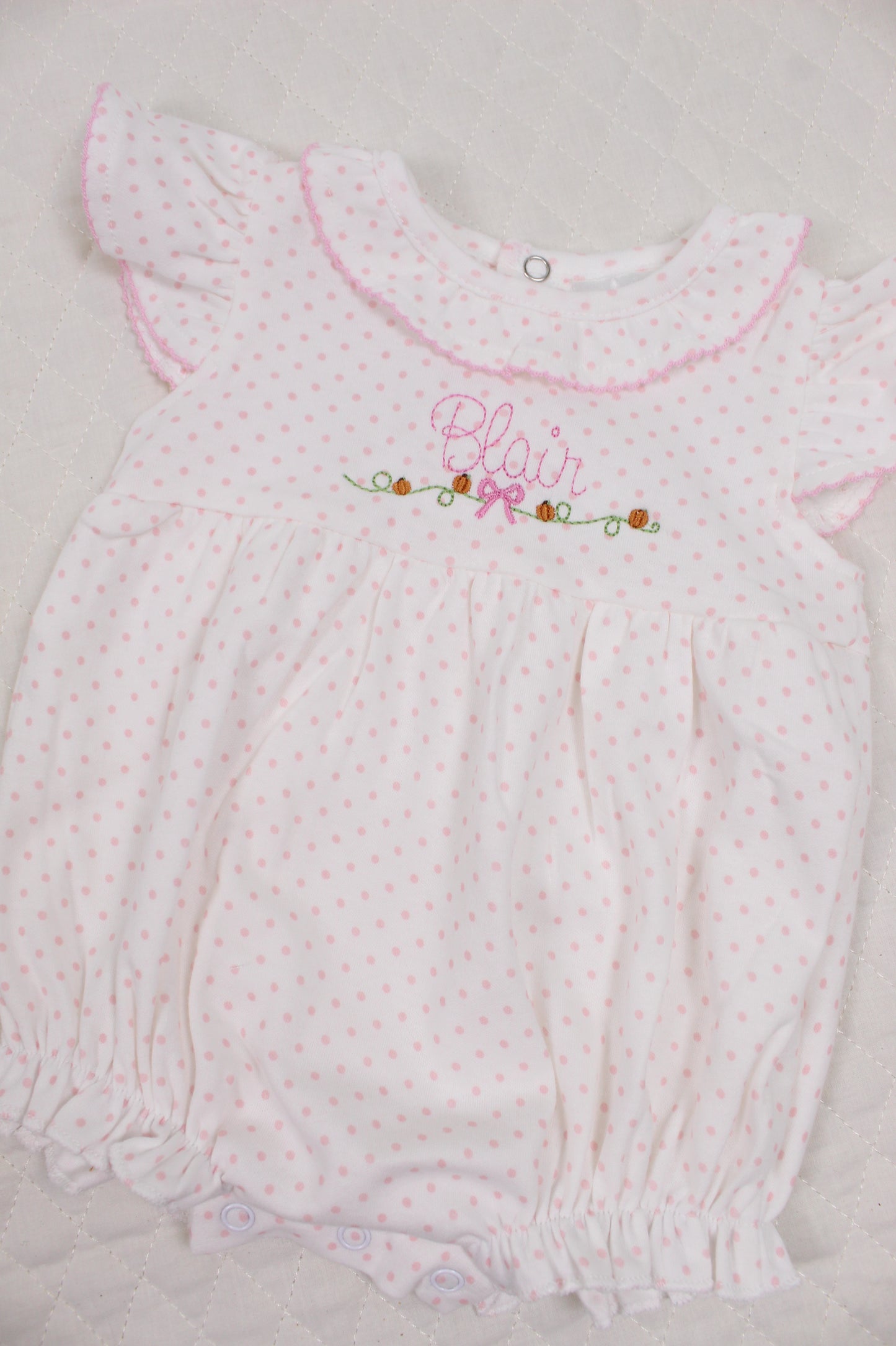 Dainty Pumpkin Dot Bubble