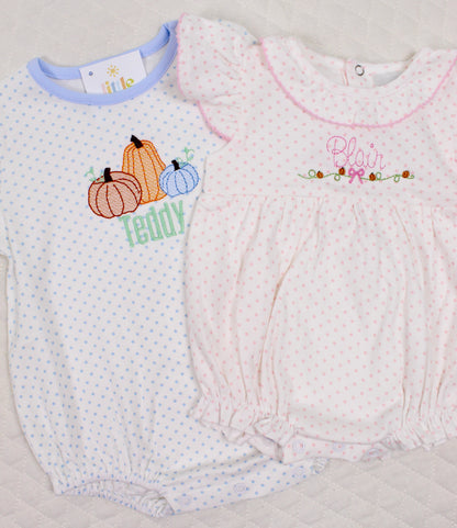 Dainty Pumpkin Dot Bubble