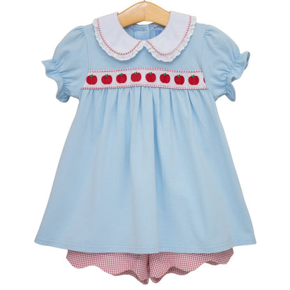 Apple Ribbon Short Set