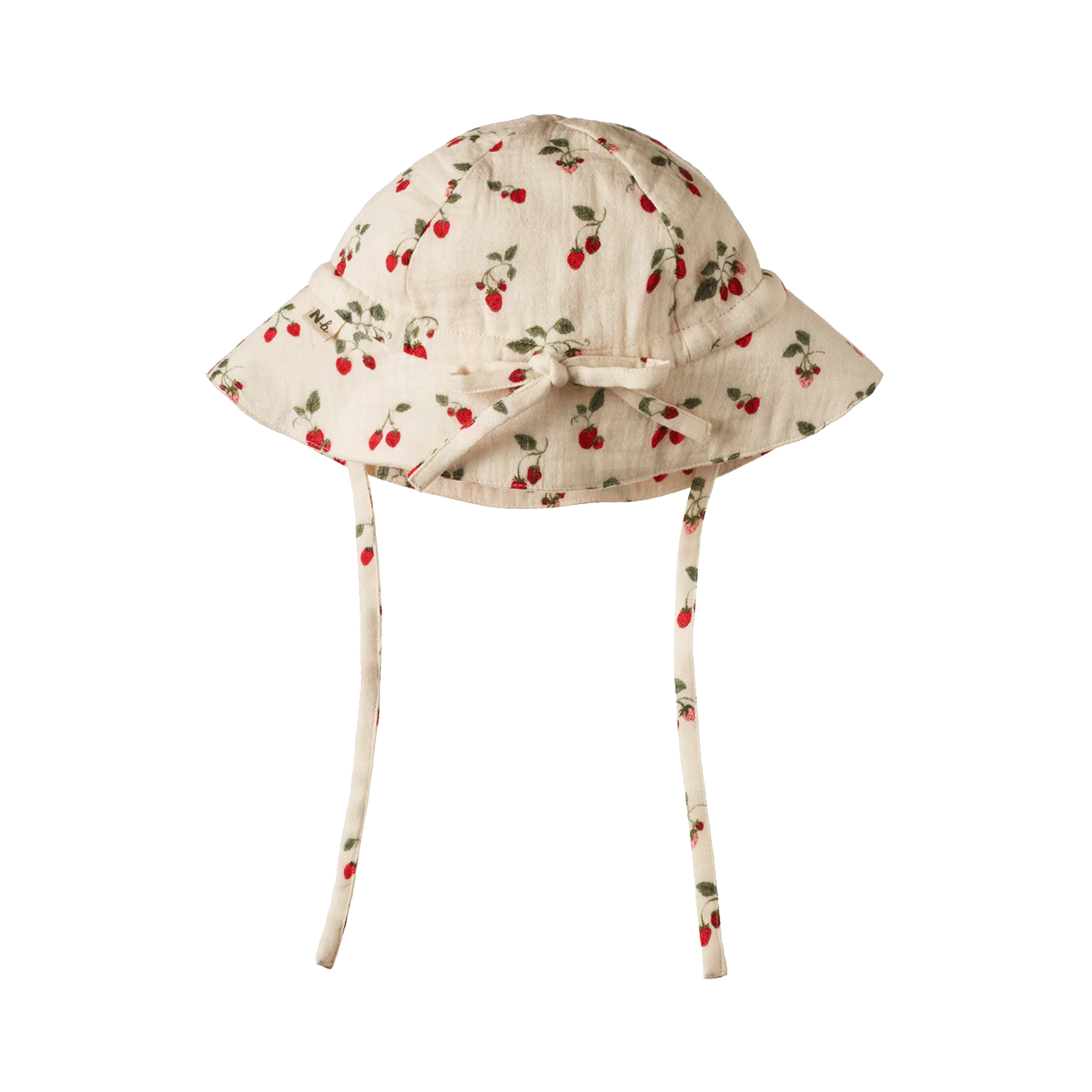 Muslin Sun Hat: Strawberry