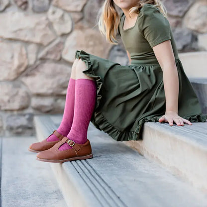 Little Stocking Co Cable knit socks. Knee high