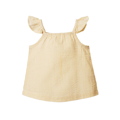 Yellow Seersucker Set