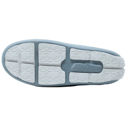 Floafer:  Powder blue/bright white prodigy