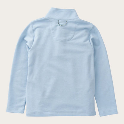 Boy's Sporty Snap Pullover - Cashmere Blue