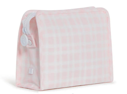 Roadie Large Zip Pouch - Pimlico Plaid Pink