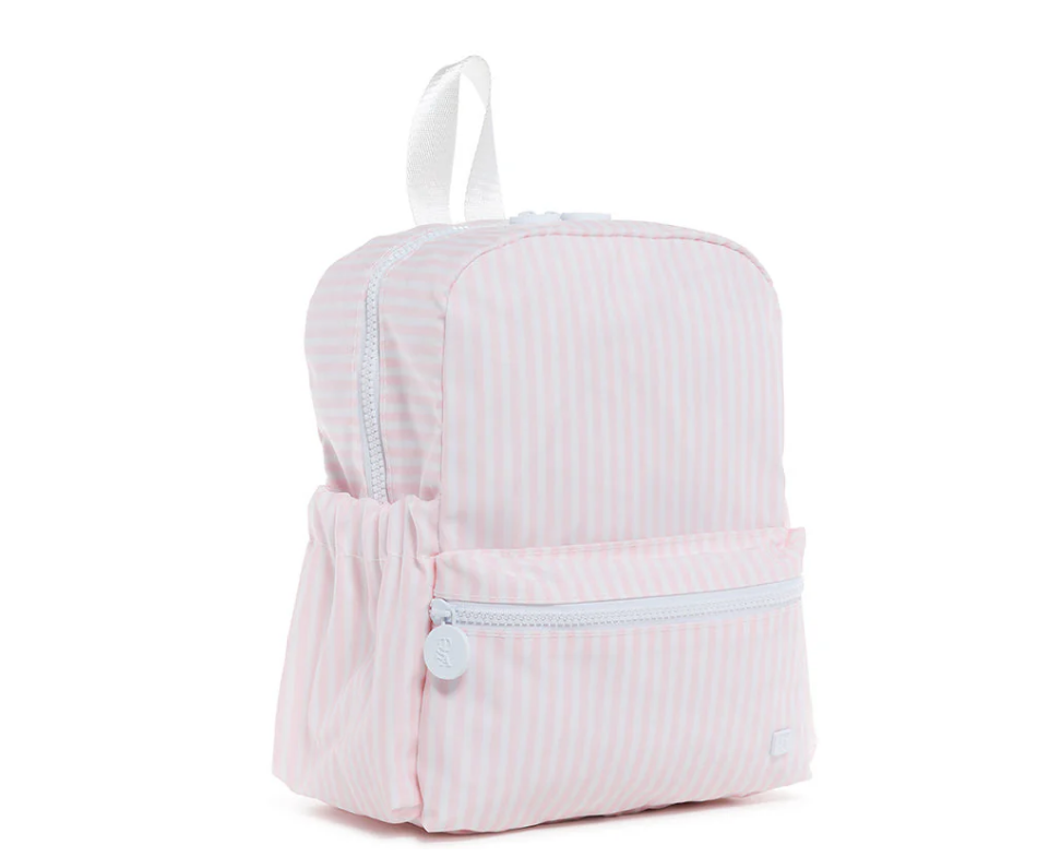 Mini Backer - Pimlico Stripe Pink Backpack