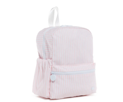 Mini Backer - Pimlico Stripe Pink Backpack