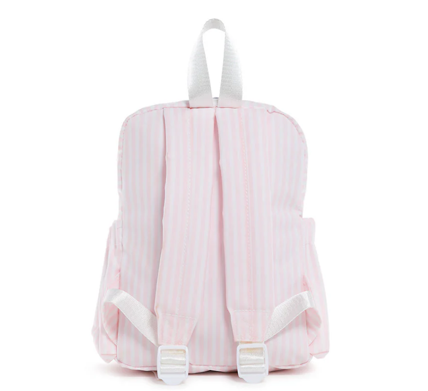 Mini Backer - Pimlico Stripe Pink Backpack