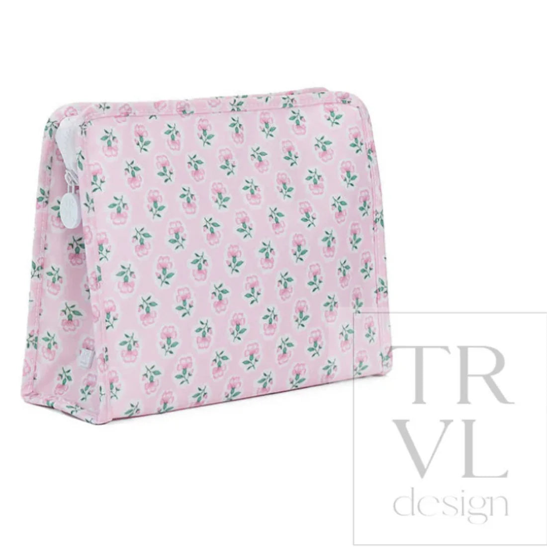 Roadie Medium Zip Pouch - Petite Fleur Blue