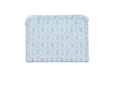 Roadie Small Zip Pouch - Petite Fleur Blue