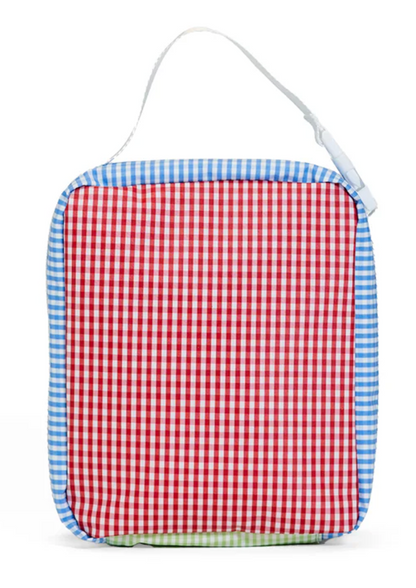 Lunch Box Insulated Lunch Bag - Patch Blue
