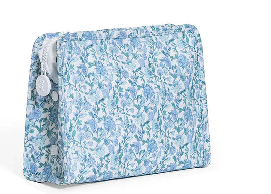 Medium Roadie Zip Pouch: Hamptons Floral
