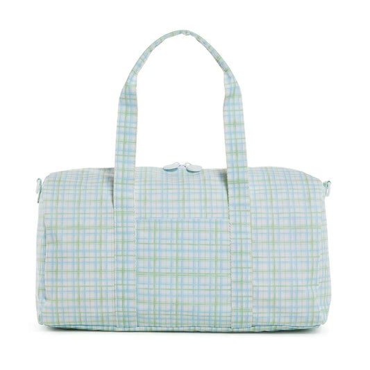Weekender Duffle Bag - Classic Plaid Green