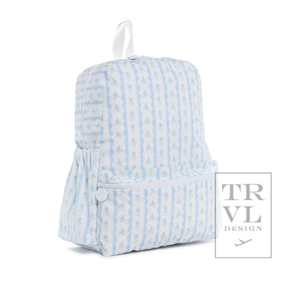Backpacker - Backpack Ribbon Floral Blue