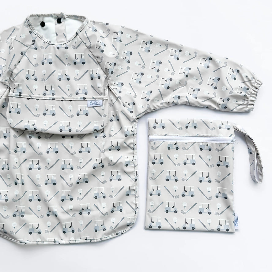The Grayson Long Sleeve Bib- Golf Linen