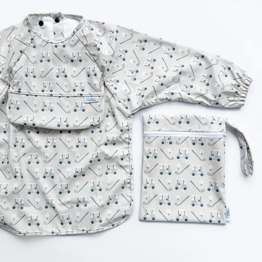 The Grayson Long Sleeve Bib- Golf Linen