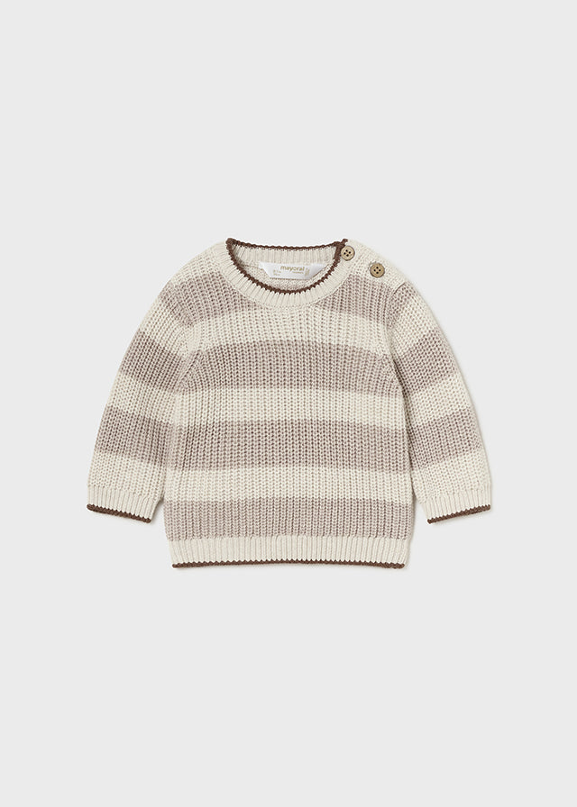 Brown Striped Sweater