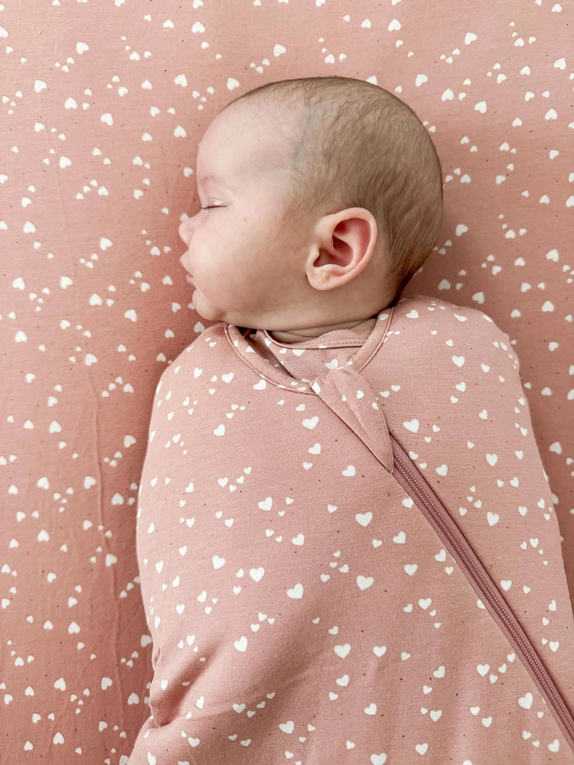 Sleep Swaddle: Hearts