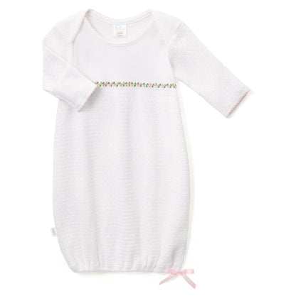 Paty Knit Ruth Overlap Shoulder Gown: Pink