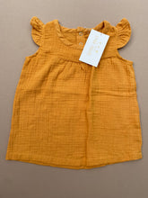 Load image into Gallery viewer, Mustard Muslin Dress
