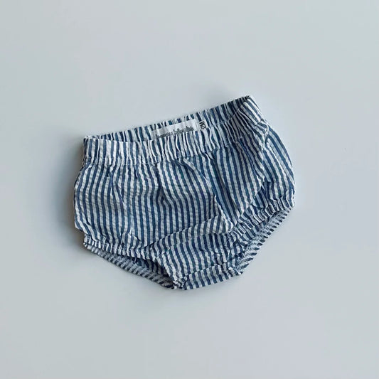 Navy Seersucker Bloomers