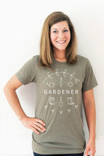 Load image into Gallery viewer, Adult Gardener Tee - Cream or Olive
