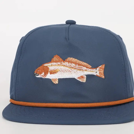 Red Fish Rope Hat