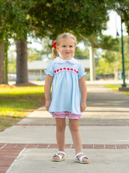 Apple Ribbon Bloomer Set