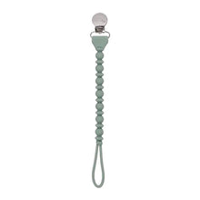 Load image into Gallery viewer, Beaded Silicone Pacifier Clip- Succulent
