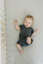 Load image into Gallery viewer, Stone Bamboo Stretch Crib Sheet
