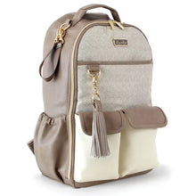 Load image into Gallery viewer, Vanilla Latte Boss Backpack Diaper Bag

